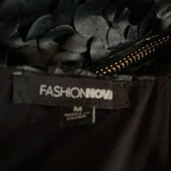 Black leather Fashion nova dress - Picture 2 of 2